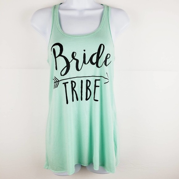 Bella Canvas Mint Bride Tribe Tank Size Small - Picture 1 of 5